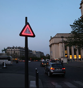 LED dot matrix luminous sign