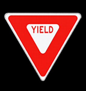 Yield signs