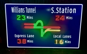 Digital networked directional signs